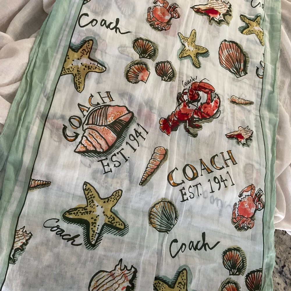 Coach seaside scarf